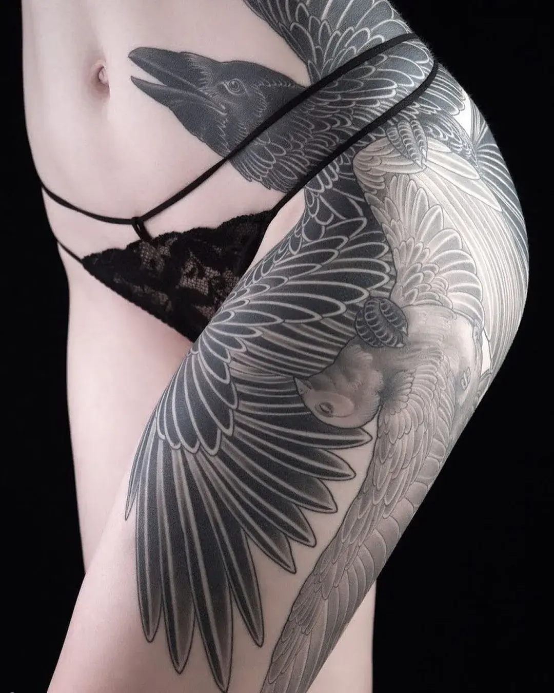 Vögel Tattoo (Neotraditional) von Andrew Borisyuk, Tätowierer in Straubing